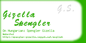 gizella spengler business card